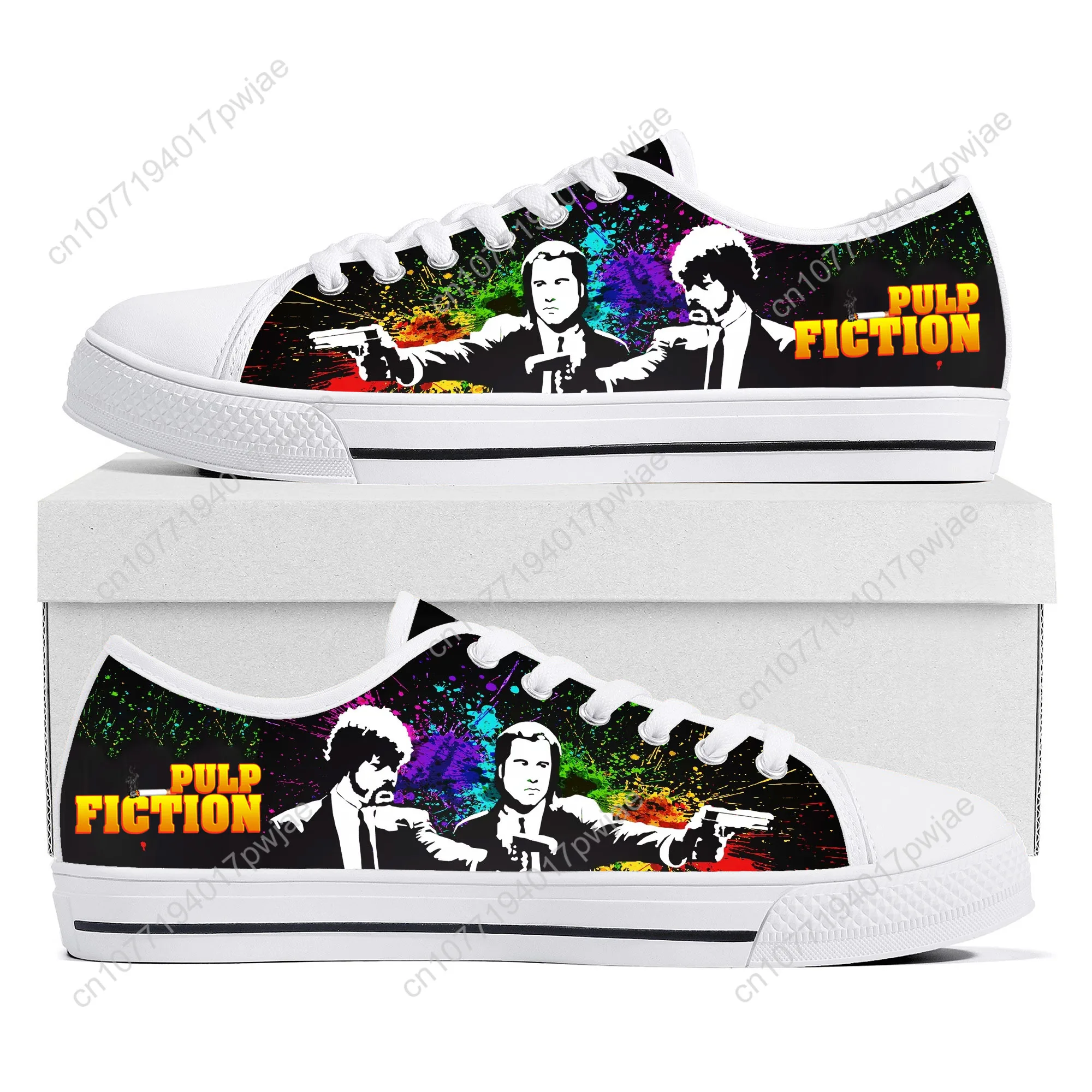 

Pulp Fiction Low Top Lightweight Sneakers John Travolta Mens Womens Teenager Canvas Sneaker Casual Hiking Lightweight Shoes