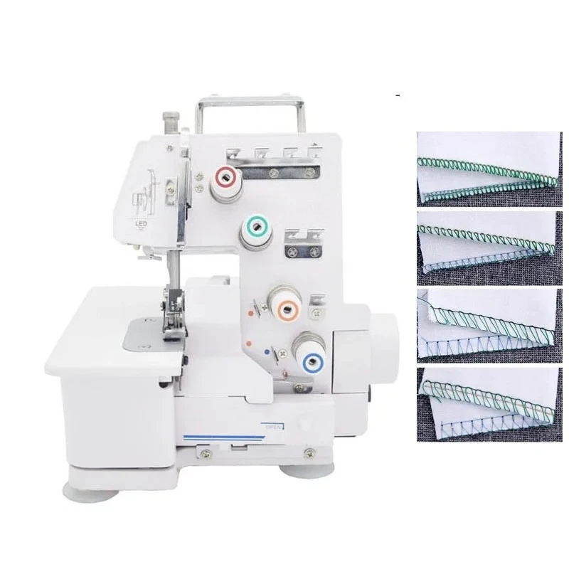 ThreadOverlock Sewing Machine Small Lockstitch Device Practical Sewing Equipment For Home Office Daily Use`