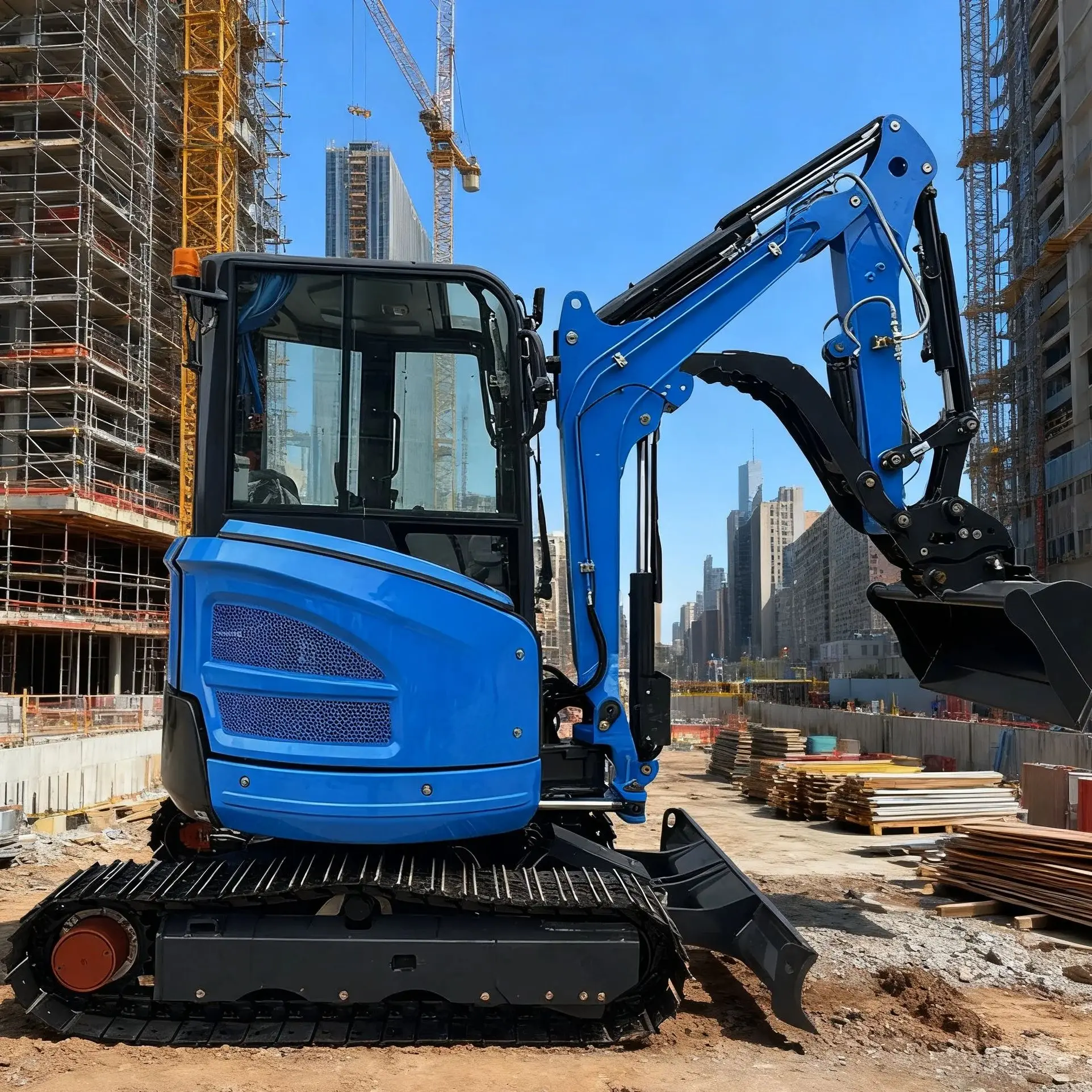 

Mini Hydraulic Excavator 2.5t Diesel 3 Ton Excavator Compact Construction Equipment for Urban And Rural Areas