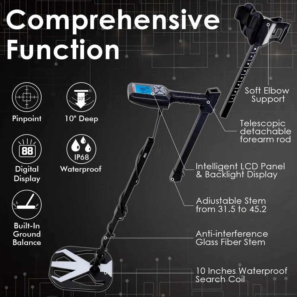 TIANXUN X7 Pro Underground Metal Detector High Sensitivity Metal Hunter Gold Digger Treasure Hunter Depth 2.5m Finder