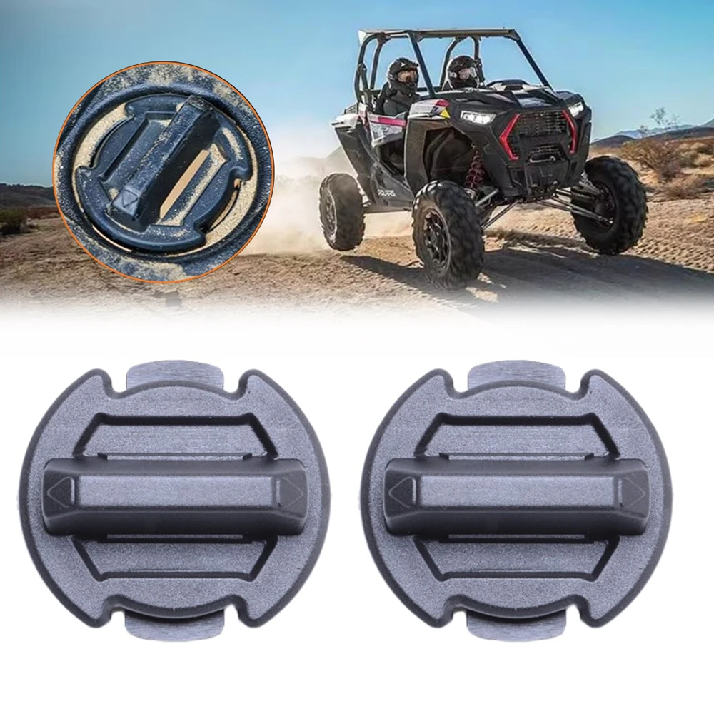 2Pcs Twist Floor Drain Plug For Polaris RZR XP 1000 2014-2023 RZR XP TURBO 2016-2021 General 1000 2016-2024, 5414694 Black