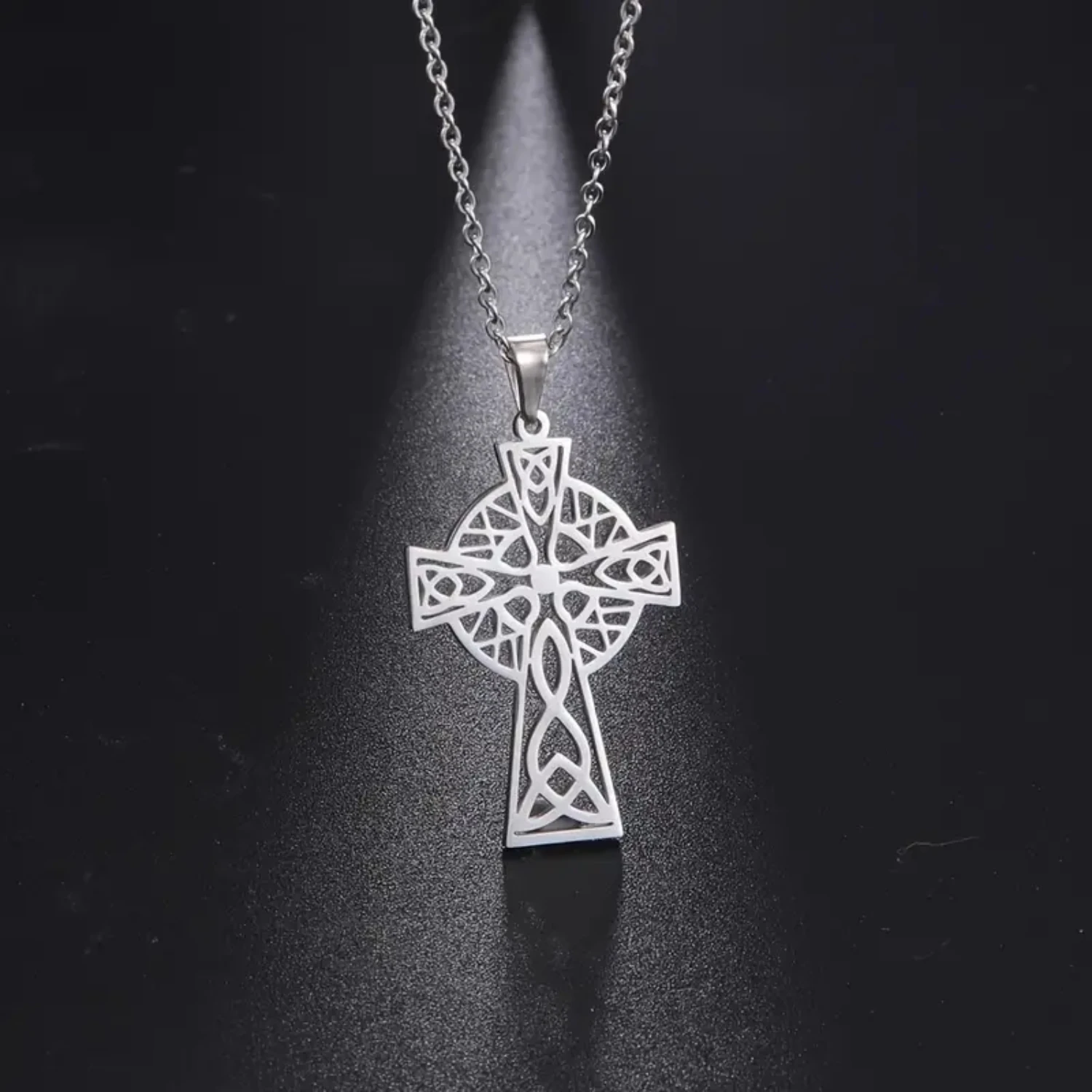 Elevate Your Style with this Striking, Stylish, and Modern Stainless Steel Skyrim Men's Necklace, Perfect for the Fashion Trends