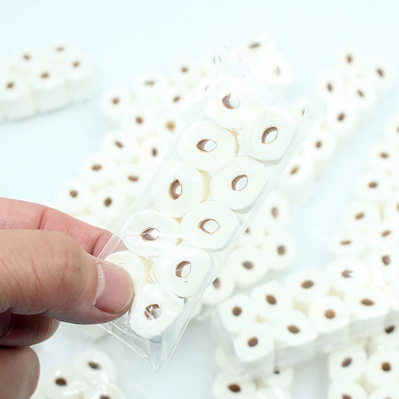 1/12 Dollhouse Simulation Toilet Paper Roll Model, Mini Bathroom Accessories for Dollhouse Home Decoration