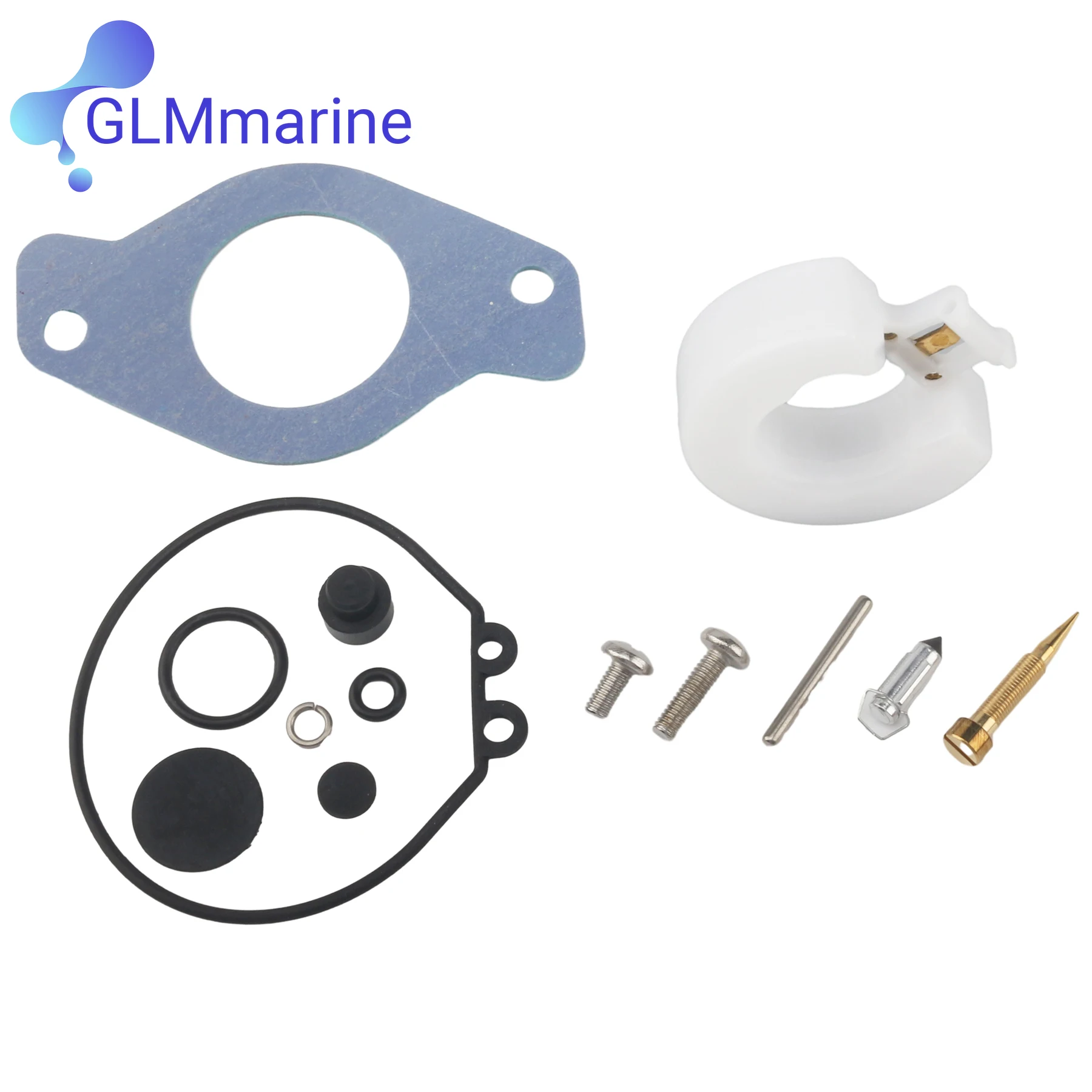 

Carburetor Rebuild Kit 6H3-W0093-02 Compatible with Yamaha 2-Stroke 60HP 70HP Outboard Engines 6H3-W0093-00 6H3-W0093-01 18-7766