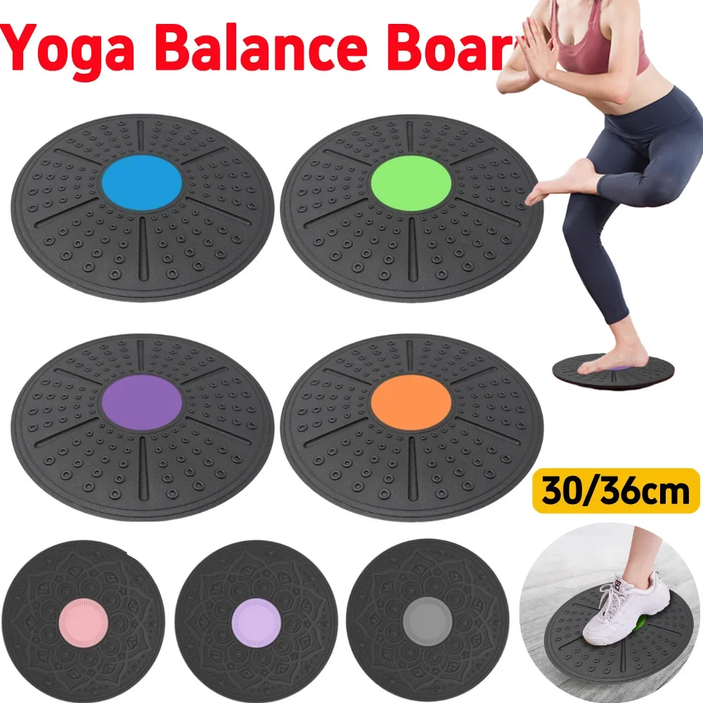 Yoga Balance Board Wobble Balance Board Rutschfestes Fitness-Trainingspedal für sensorische Rehabilitation ﻿ Tragbarer Balance-Trainer