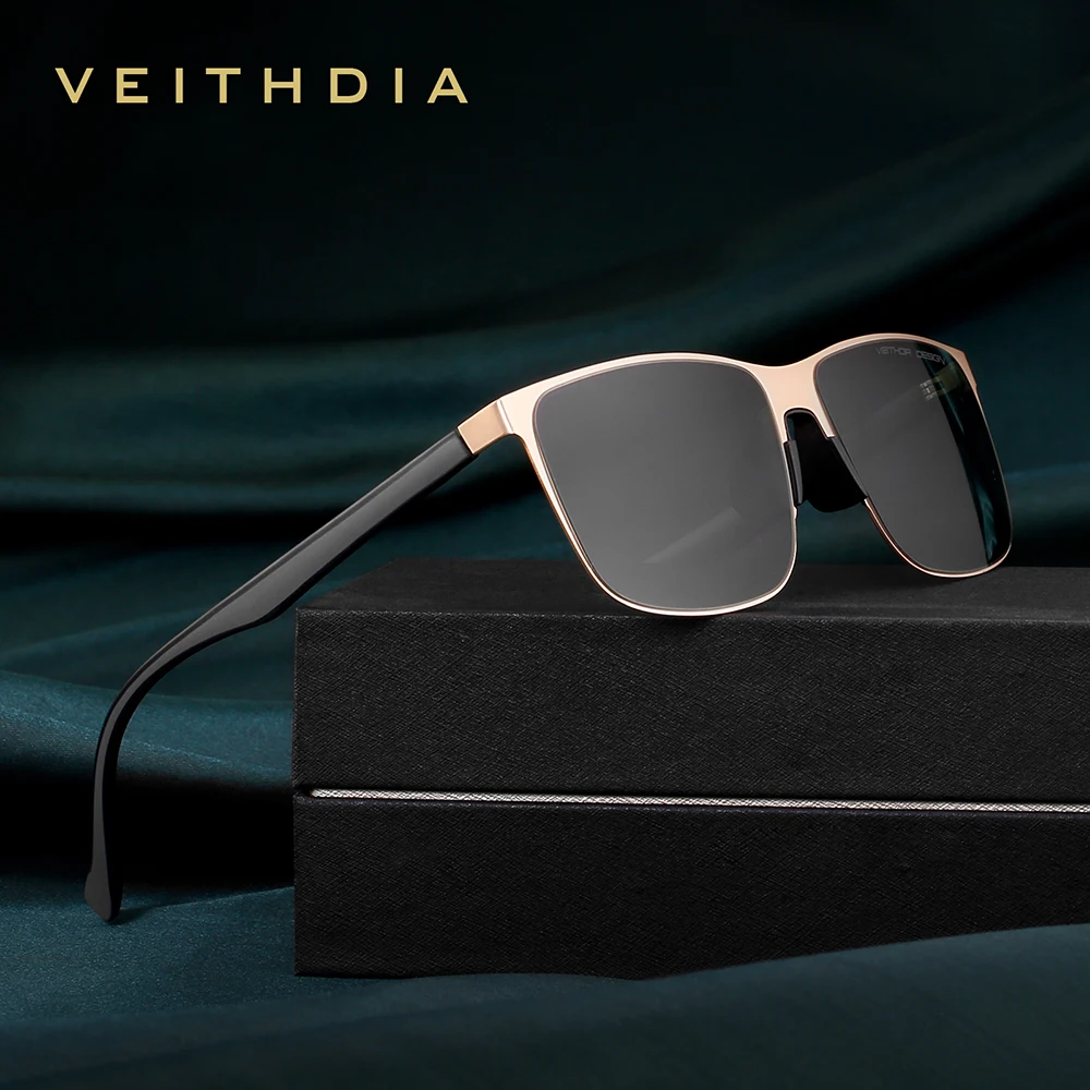 VEITHDIA Brand Polarized Protective Goggles Men\'s Outdoor Sport Driving Sunglasses UV400 Anti-glare Glasses for Male FH82450