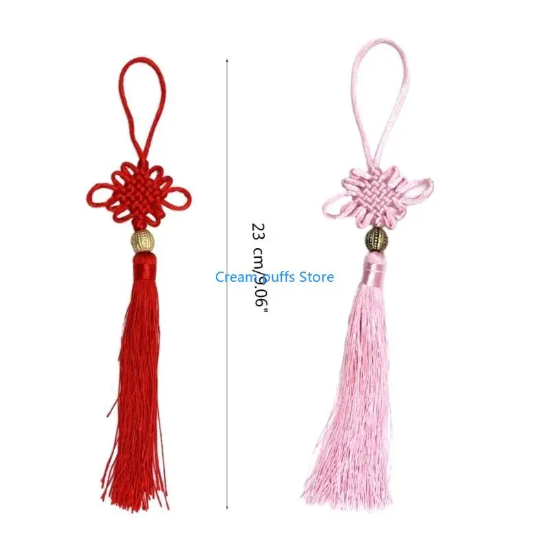 50le chinês nó decoração pendurada para decoração decorativa barragem bolsa chaveiro