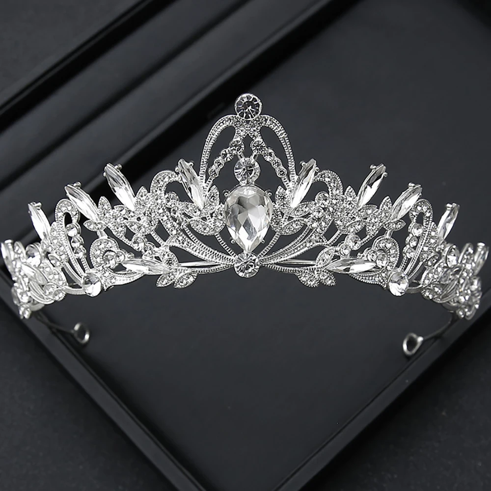 Braut Strass Kristall Haarschmuck Frauen Rohquarz Tiara Wicca Hexe Kopfschmuck Braut Kopfbedeckung Krone Modeschmuck