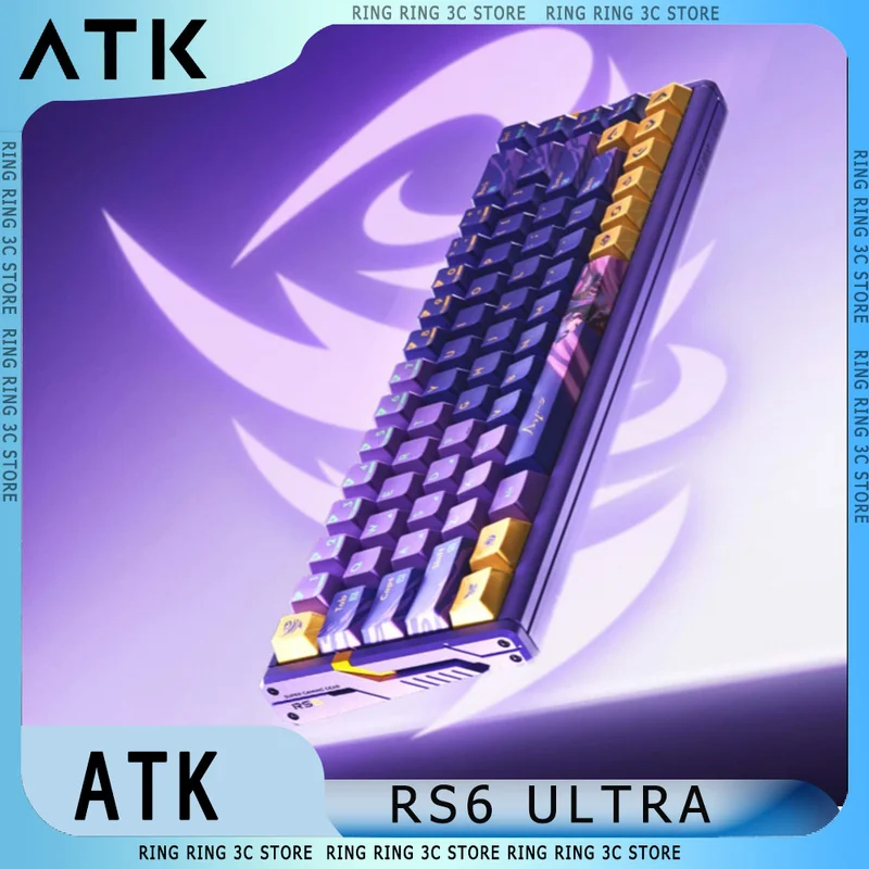 ATK RS6 Ultra ASPAS Wired Gaming Keyboard Magnetic Switch All Aluminum Hot Swap 0.08ms Low Delay Esports Laptop PC Keyboards