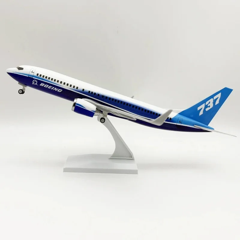 Plane 30cm 1/240 Scale B737 Prototype Airways Airplane Model Simulation Aircraft Diecast Resin with Base Ornaments Display