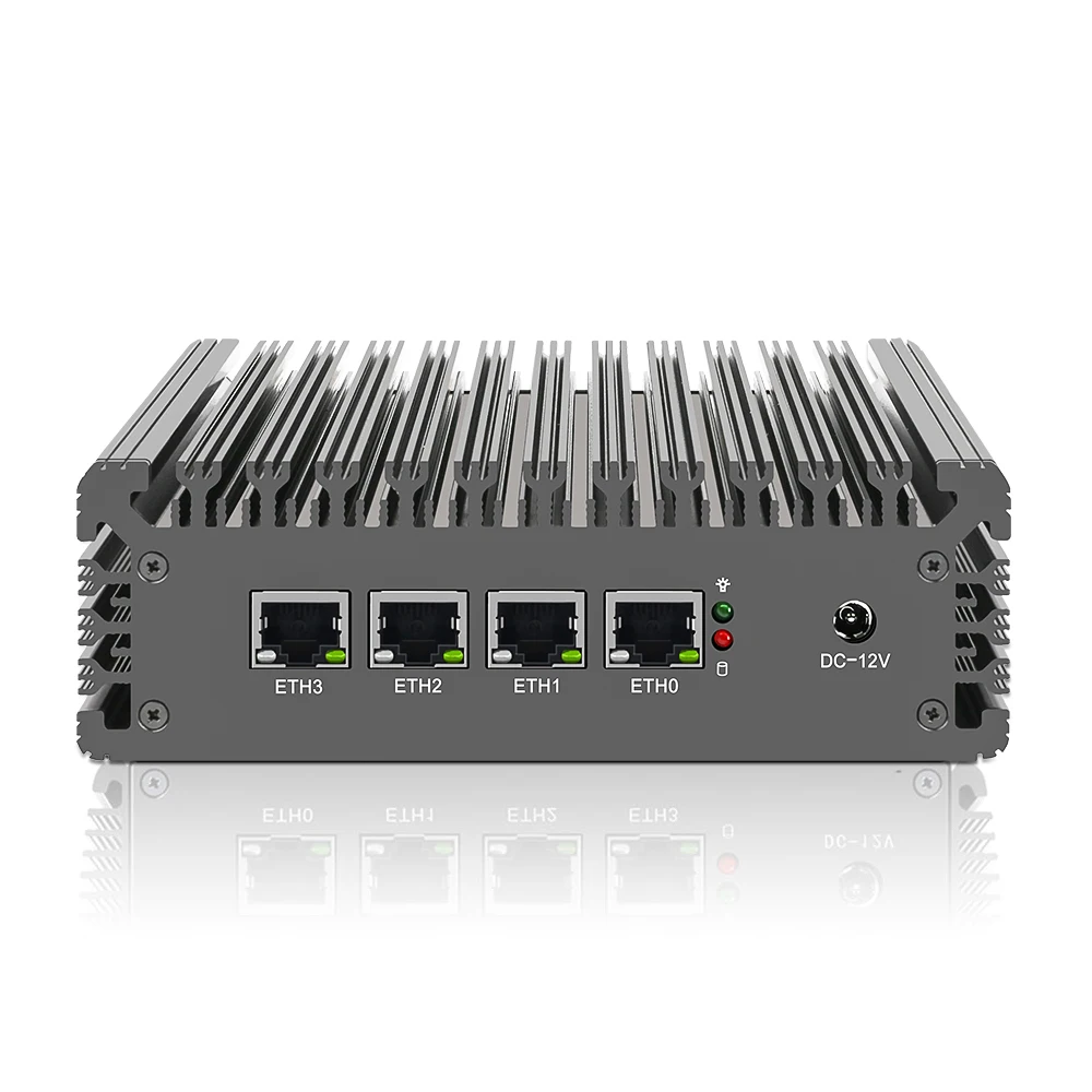 New N5105 mini Host soft Router 11th Pentium Jasper Lake quad-core processor, Fanless Mini PC OPNsense Firewall VPN Server