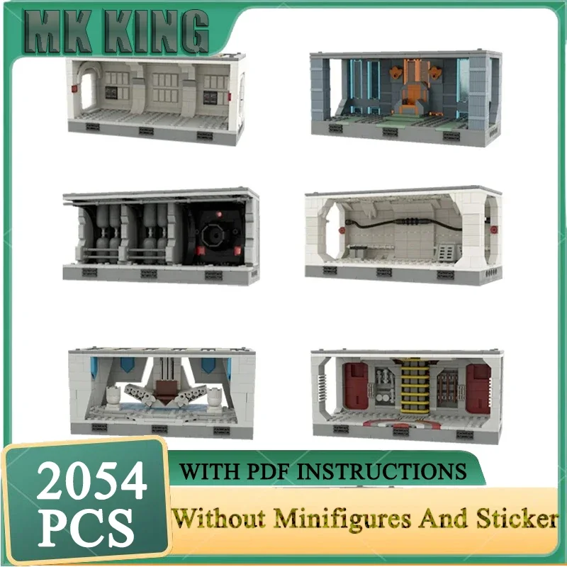 

Звездный фильм известные чувства Moc строительные блоки космический военный коридор модель технологии кирпичи DIY сборка строительные игрушки подарки