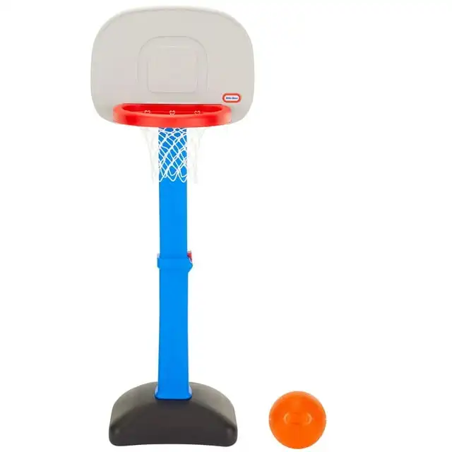 

TotSports Canasta de Baloncesto Ajustable Fácil de Anotar, para Edades de 18 Meses a 5 Años
