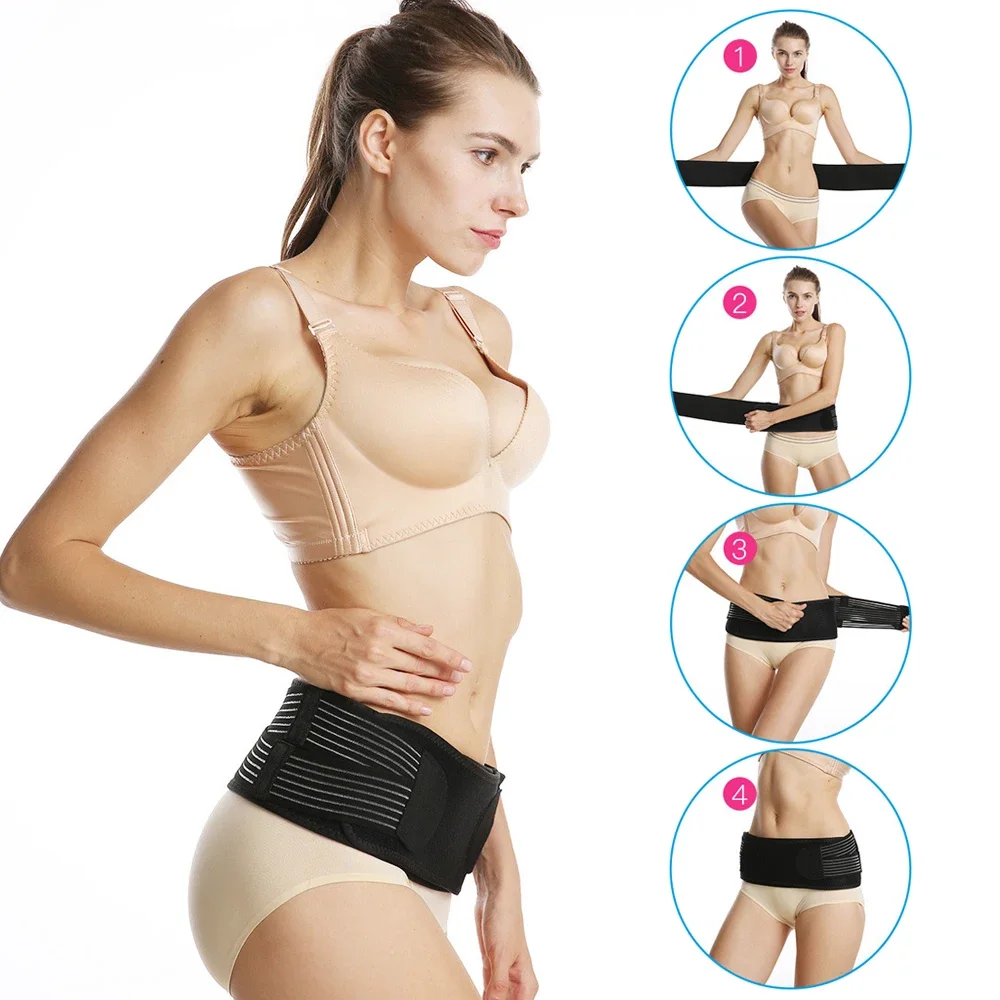 Si Joint Hip Belt for Men Women, Stabilizing Si Brace Alleviates Inflammation Sciatica Belt - Trochanter Sacroiliac Support Belt