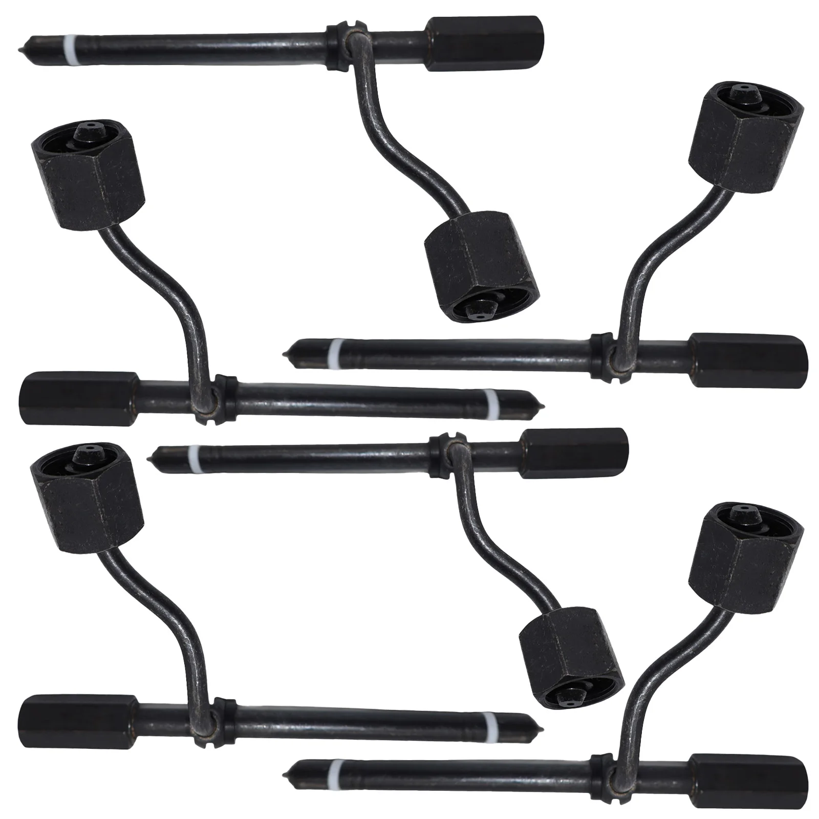 6PCS Fuel Injector 9L-6969 9L6969 For CAT 3208 3204 Engine 225 Excavator 613B D3 D3B Loader 931 931B Tractor
