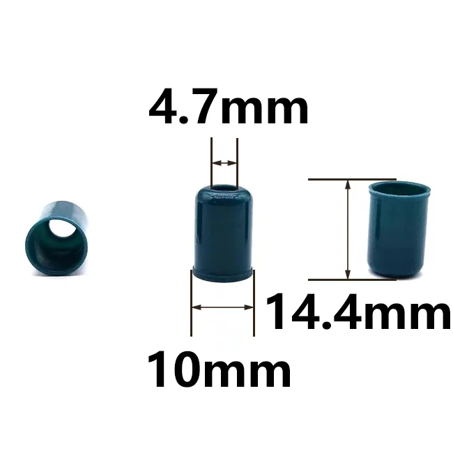 1000pcs Fuel injector Plastic Part Pintle Cap Fuel Injector Repair Kit 10*4.7*14.4mm PS-31008