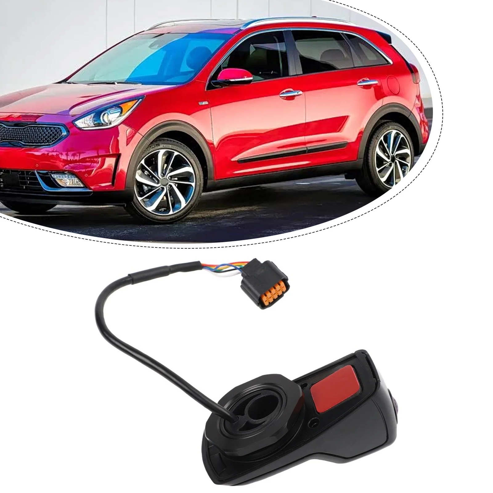 Black Rear Backup Camera Reliable Vehicle Rearview Camera Rear Camera Quick Installation For Kia Niro 2016-2022