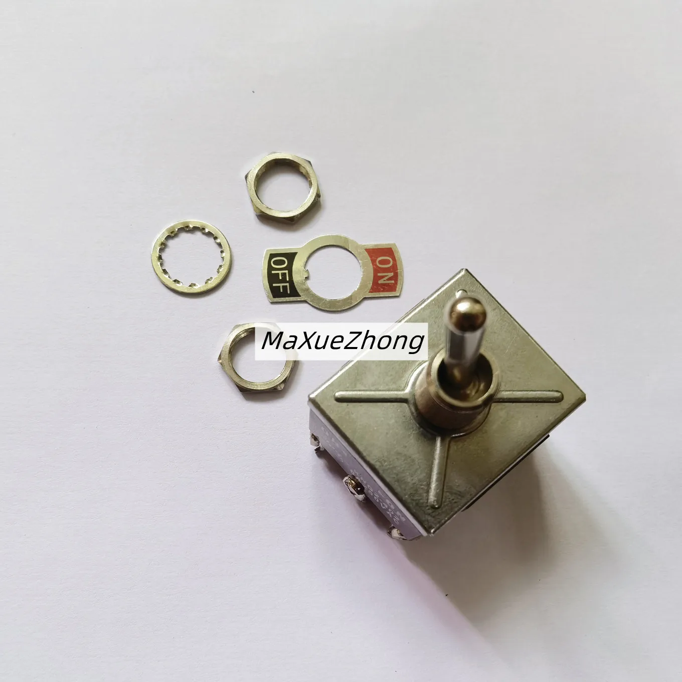 Original New 100% button switch KNG2-402 6A250V shaking head rocker switch 12pin 2gear screw feet