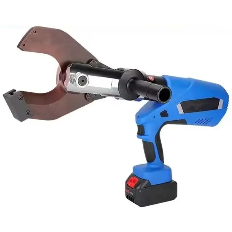 Portable Cable Cutter 120KN Digital Display Lithium Battery Powered Fast Cutting Large Tonnage Scissors for Heavy Duty Use