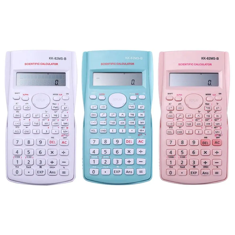 Calculadora Científica de ingeniería de oficina escolar, calculadora de dígitos, calculadora de función, calculadora estacionaria personalizada