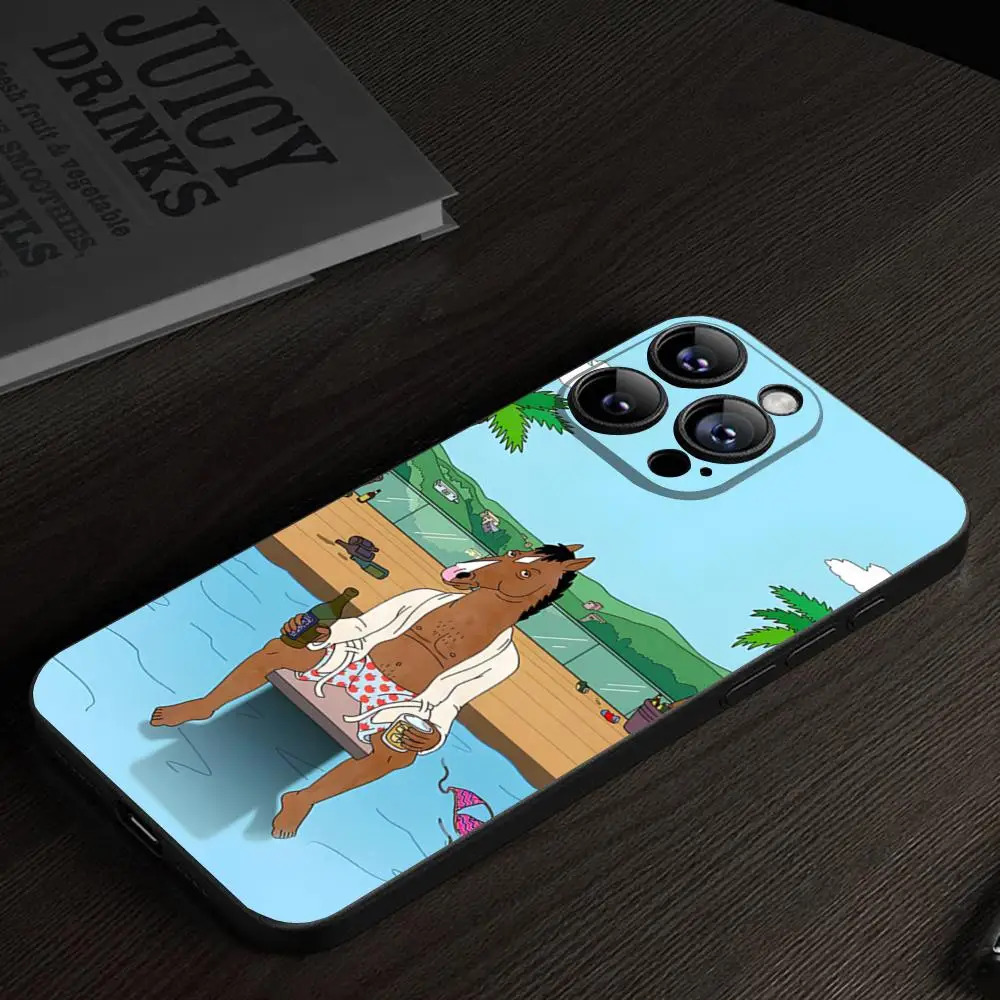 MINISO-Bojack Horseman Phone Case For IPhone 15 16 13 Pro Max 14 12 11 Xr X 8 7 6 Plus Luxury Back Cover