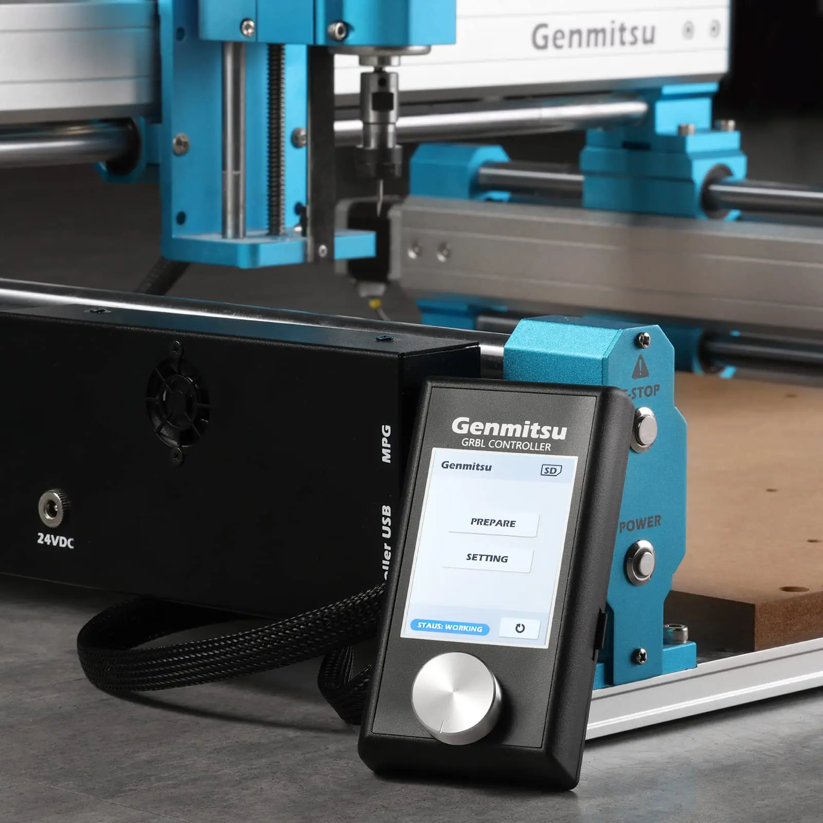 Imagem -05 - Módulo de Controle Offline Genmitsu Cnc Router Machine Design de Discagem para Controle Offline Eixos Genmitsu 4040-pro