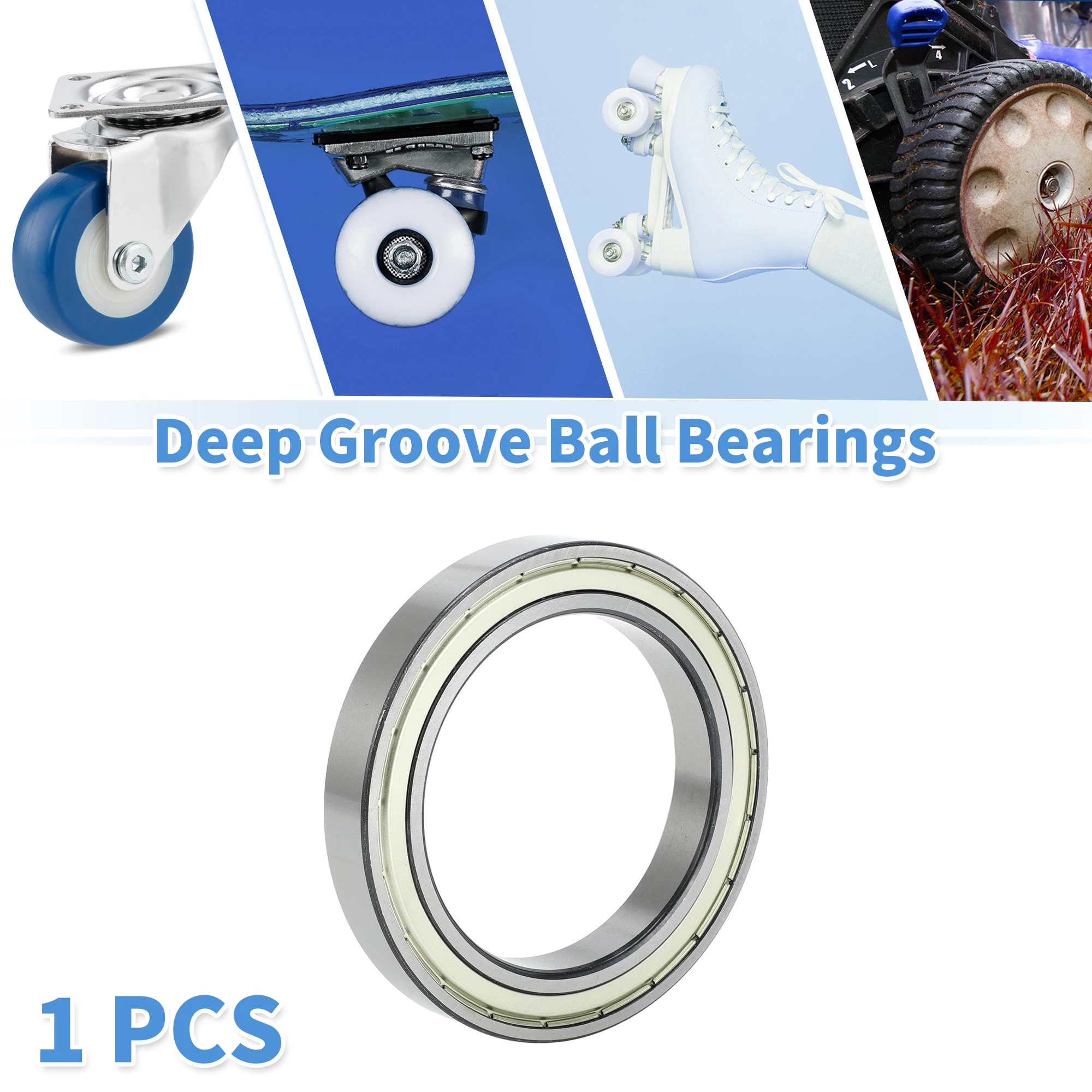 

Motoforti 6917ZZ радиальные шарикоподшипники P0 85x120x18 мм смазочные подшипники с двойным металлическим уплотнением, колесо для скутера, скейтборда