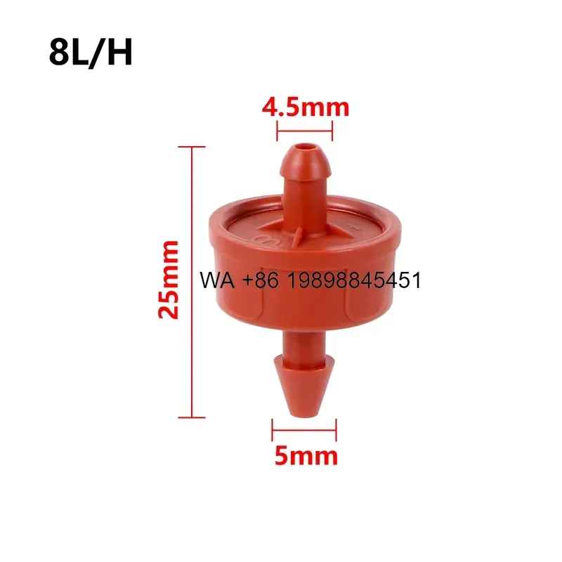 Wmwmnu for 2L 4L 8L Pressure Compensating Emitter Dripper Garden Agriculture Micro Irrigation System Online Dripper