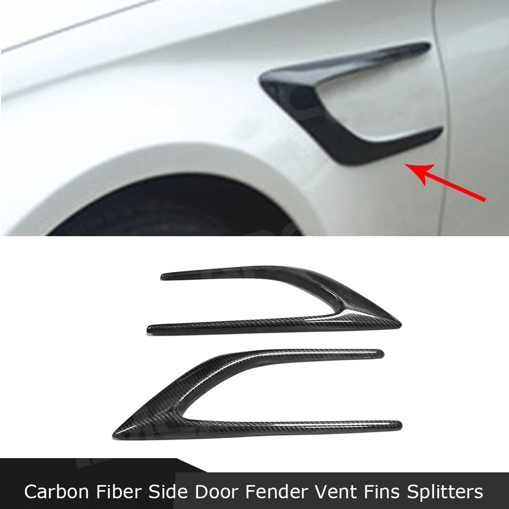 

Для C-класса, боковой бампер из углеродного волокна, накладки на крылья, вентиляционные отверстия для Mercedes Benz W205 C63 AMG C200 C260 C300 Sedan Coupe, 4-дверный 2015-17