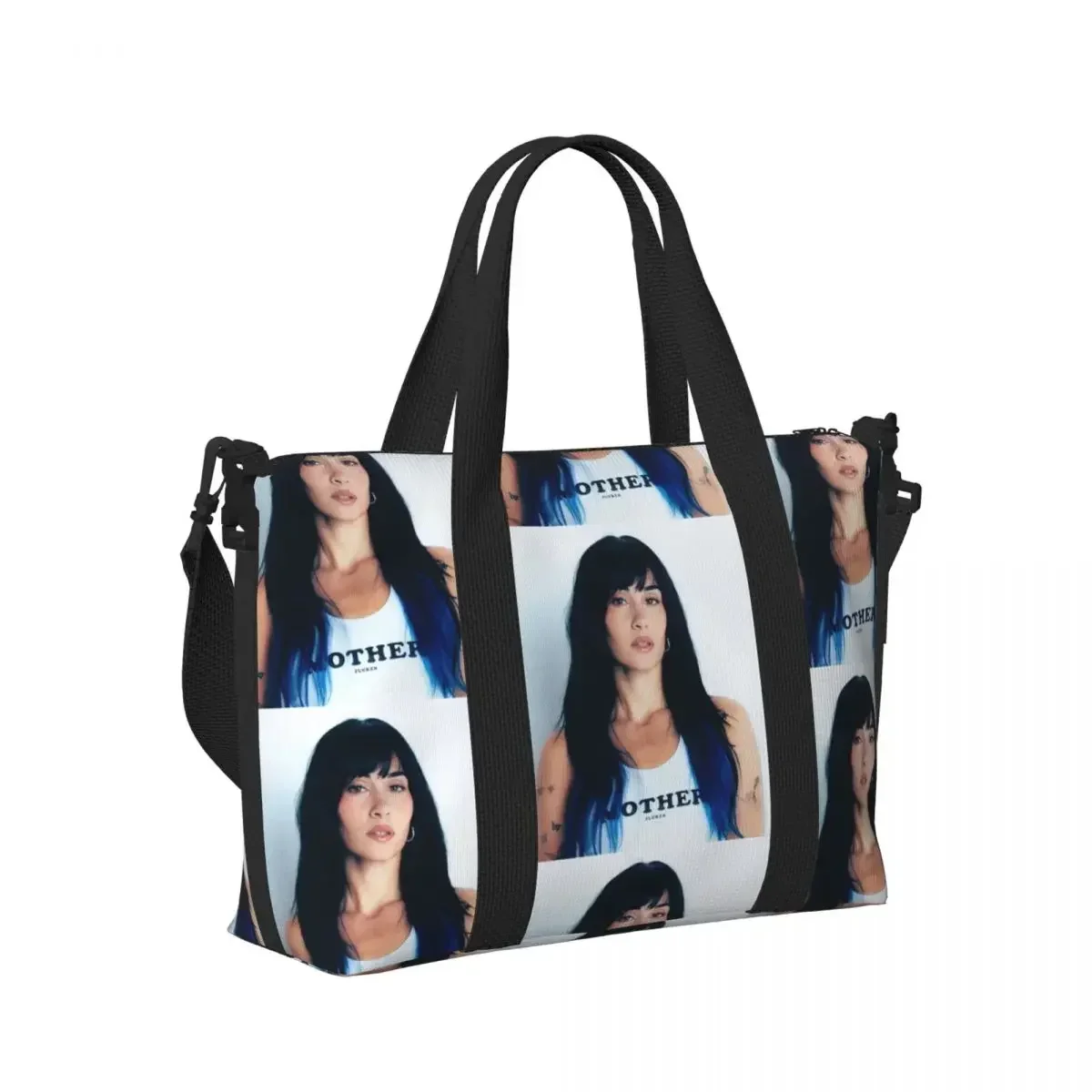 

Beauty Aitana Spanish Singer Beach Travel Bag Large Capacity Tote Bags for Gym Sport Women Shopping Duffle Shoulder Bag