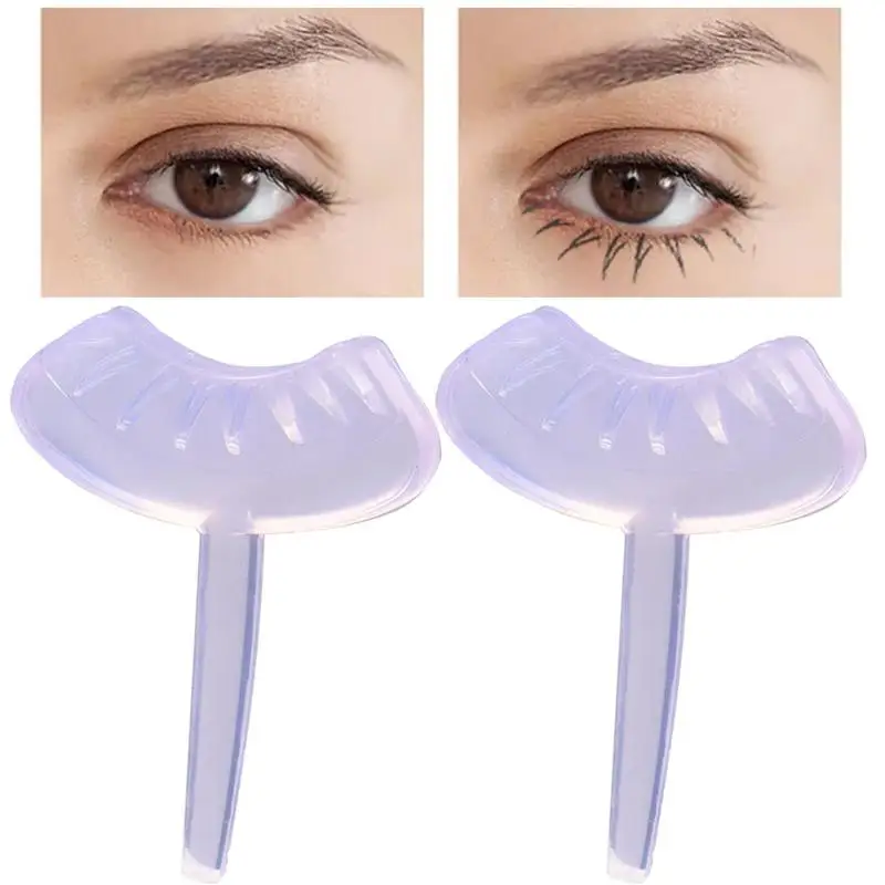 silicone Lower eyelash stamp eyelash assistant V-shaped imitation hand-painted false eyelashes Portable DIY Eyelash Applicator