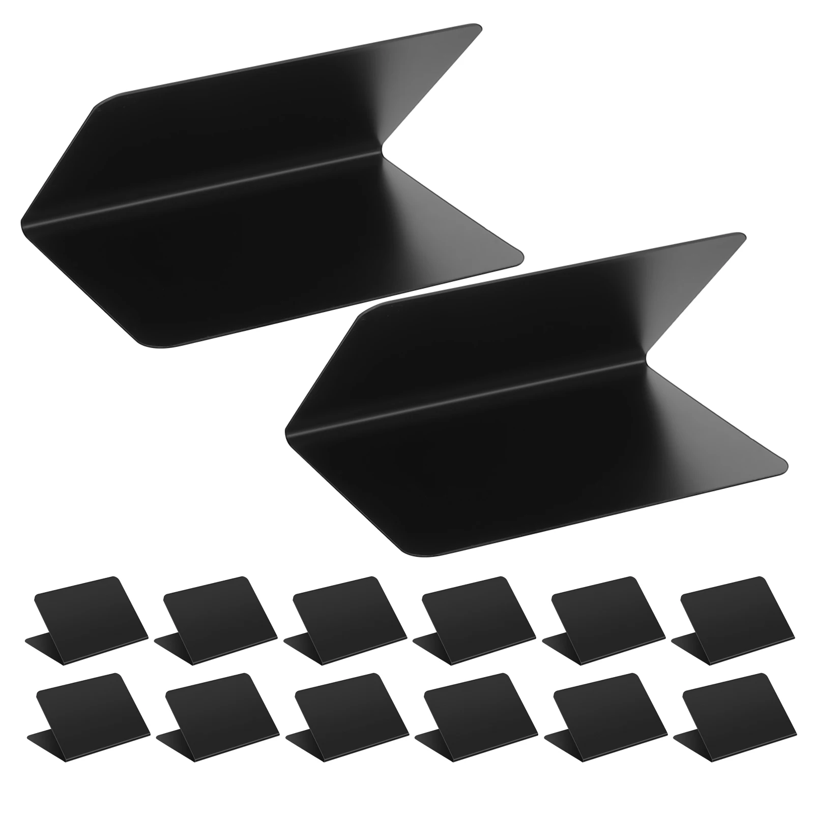 

30Pcs Double Sided Blackboard Sign Shaped Tabletop Chalkboard Erasable Message Board for Restaurant Cafe Menu Display