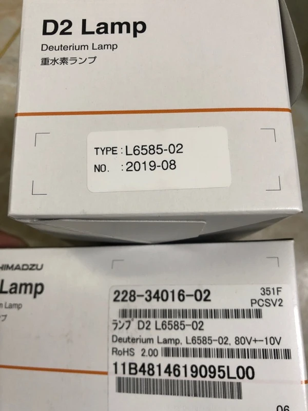 FOR 1PCS For Shimadzu Original Deuterium Lamp 228-34016-02 L6585-02 For SPD-10A / 20A 2019