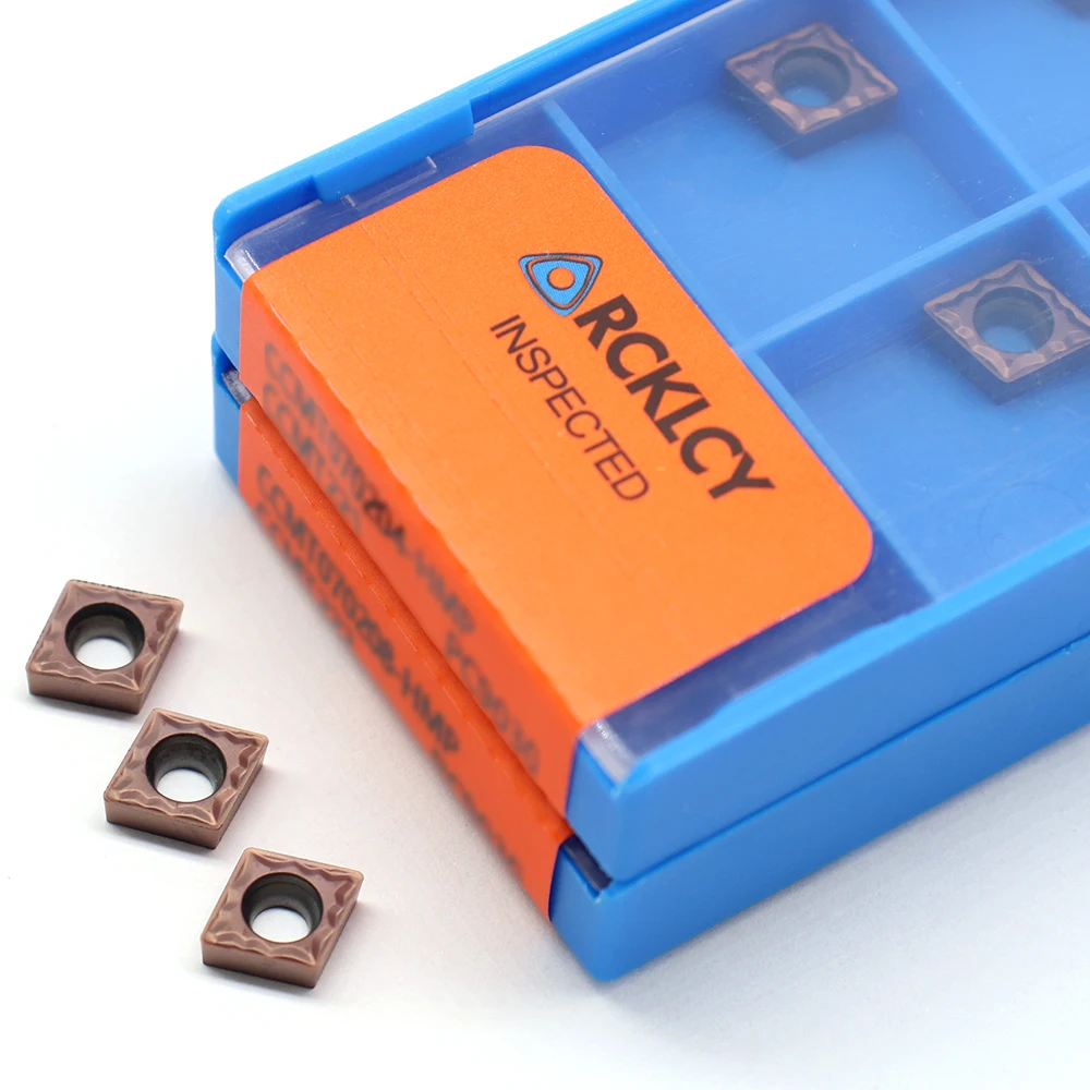 10 Uds CCMT060204 CCMT060208 HMP PC9030 insertos de carburo de alta calidad insertos de herramientas de torneado interno CNC herramienta de último