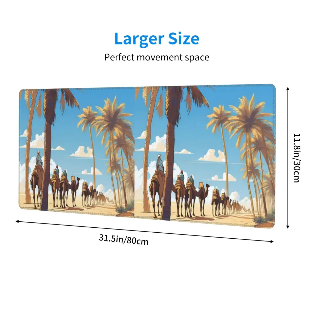 Large Mouse Pad Caravan Under The Blue Sky Gamer PC Laptop Mats Keyboard Carpet Computer Gaming Office Accessories Desk Mat