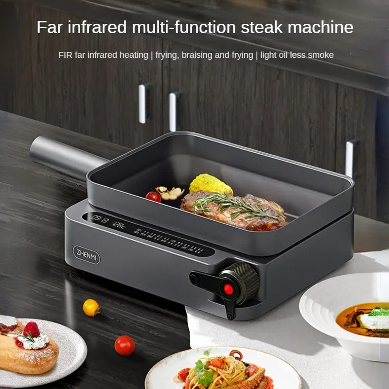 Smart Kitchen Machine Home Steak Grill Machine Multifunctional Cooking Pot гриль электрический churrasqueira eletrica