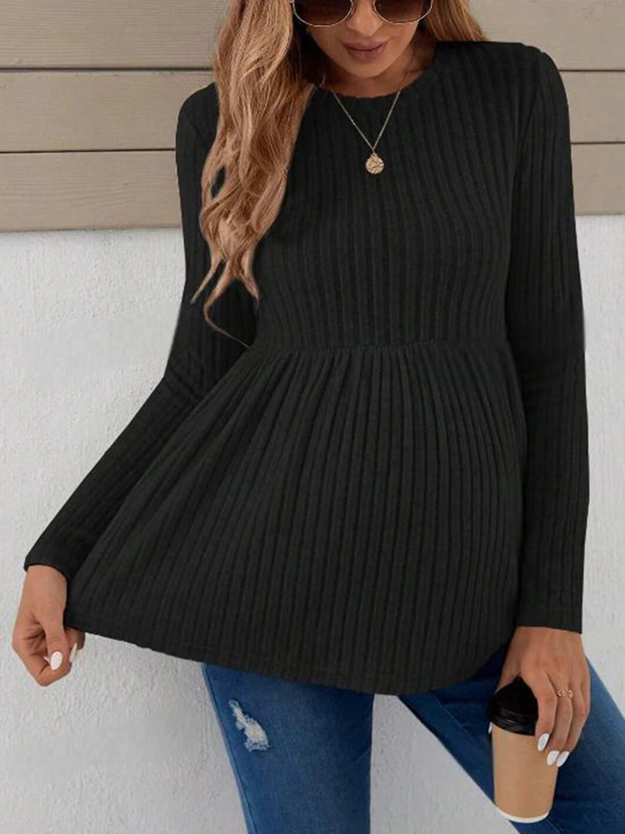 Women s Maternity Sweater Long Sleeve V-Neck Striped Knit Pullover Pregnancy Tops Winter Jumper Maternity Clothes