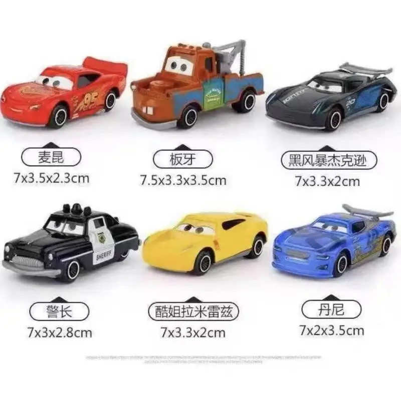 6-7 قطعة/المجموعة الساخن بيكسار سيارة 3 البرق ماكوين العم شاحنة جاكسون العاصفة 1:55 دييكاست البلاستيكية نموذج سيارة لعب الاطفال الصبي عيد الميلاد طفل هدية