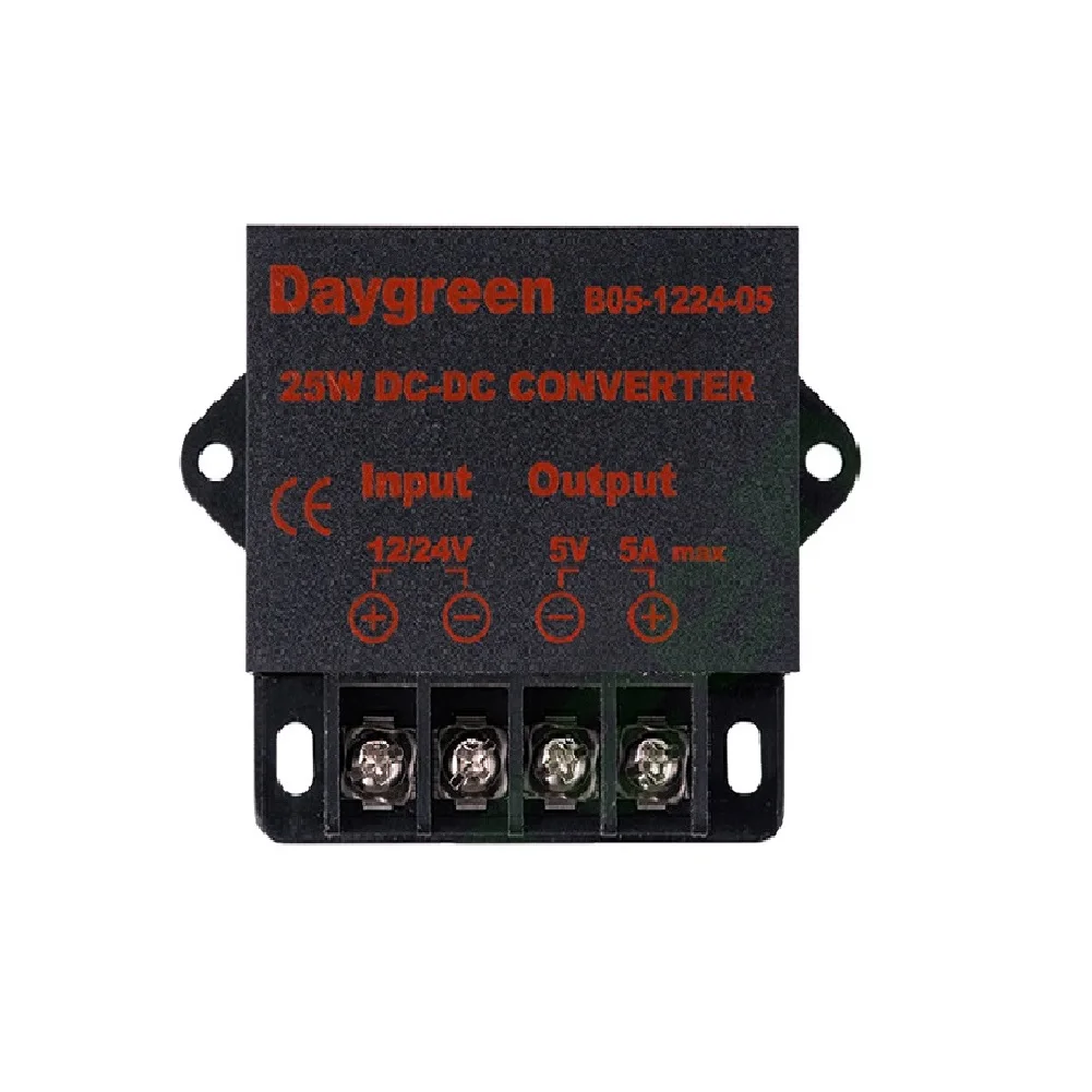 Convenient and Safe Power Conversion for Your LED Lights Voltage Regulator DC 12V/24V to DC 5V 5A 25W Step Down Converter