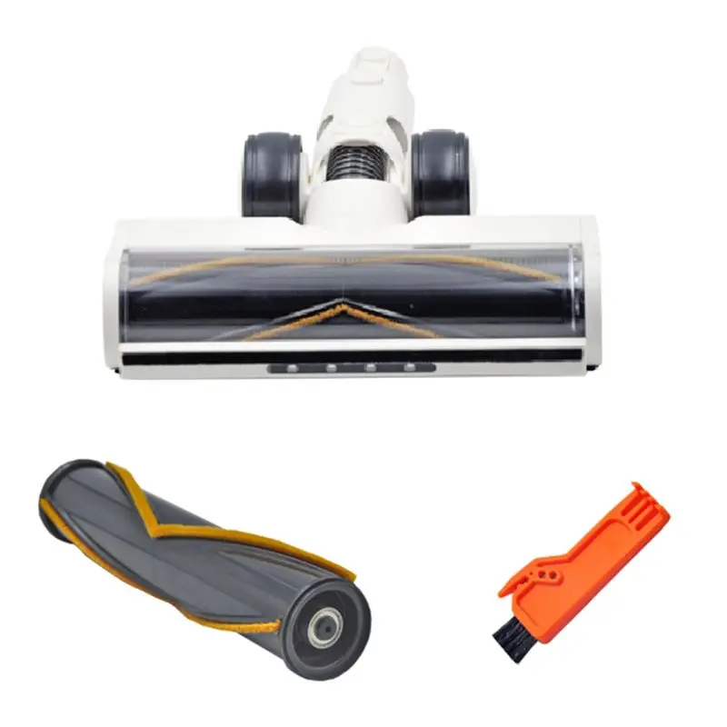 A04V For Dreame R10 R20 R30 T30 Vacuum Electric Floor Brush Attachment Floor Soft Roller Brush Head With LED Dust Lights