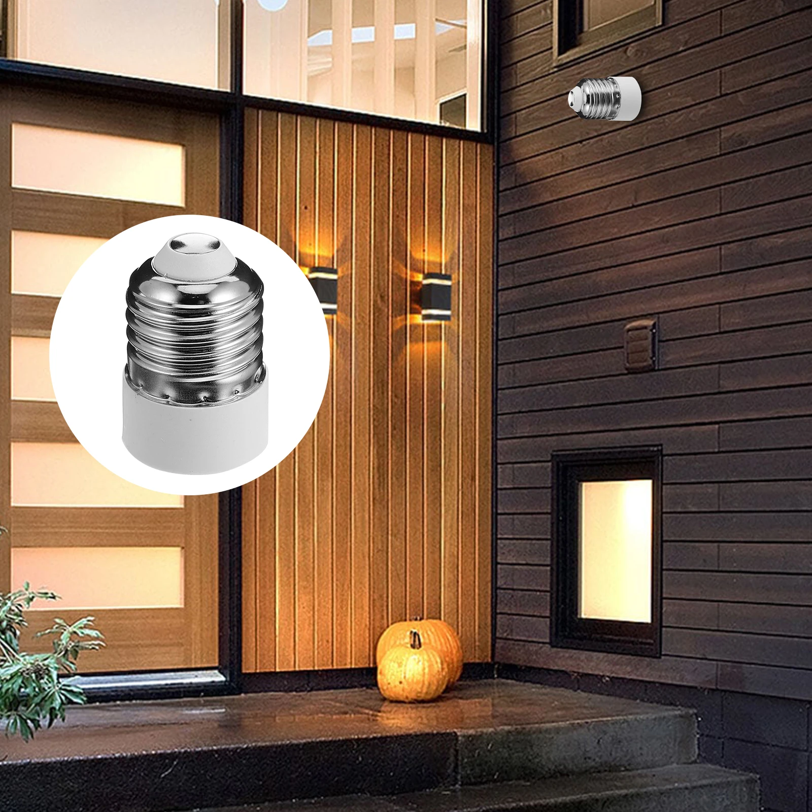 

10Pcs Screw Lamp Holder Outlet Adapter Durable Bulb Convert Garage Workshop Shed Easy Install 2 Prong Plug 125vac 660W Certified