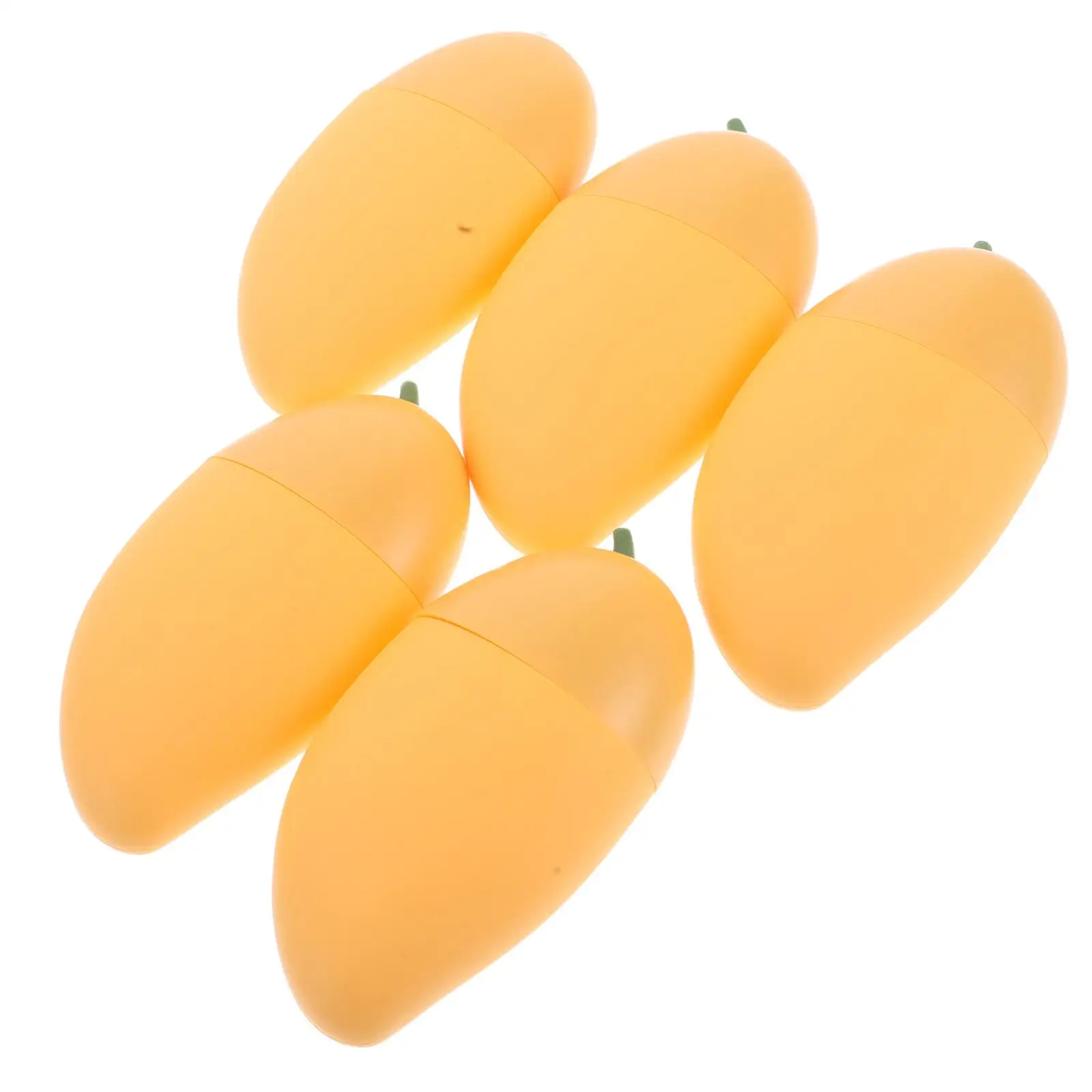 Botellas de loción con protección solar en forma de 5 uds., contenedores de viaje vacíos para cremas, embalaje de almacenamiento de crema de manos, diseño de frutas portátil