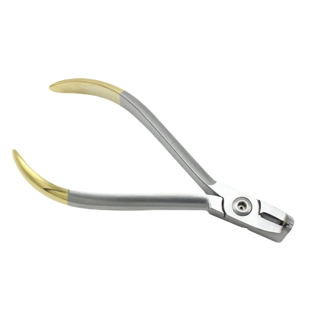 Aço inoxidável arco ortodôntico fio corte fórceps, Dental Distal End Cutter, Dentist Instruments Tools, 1 Pc