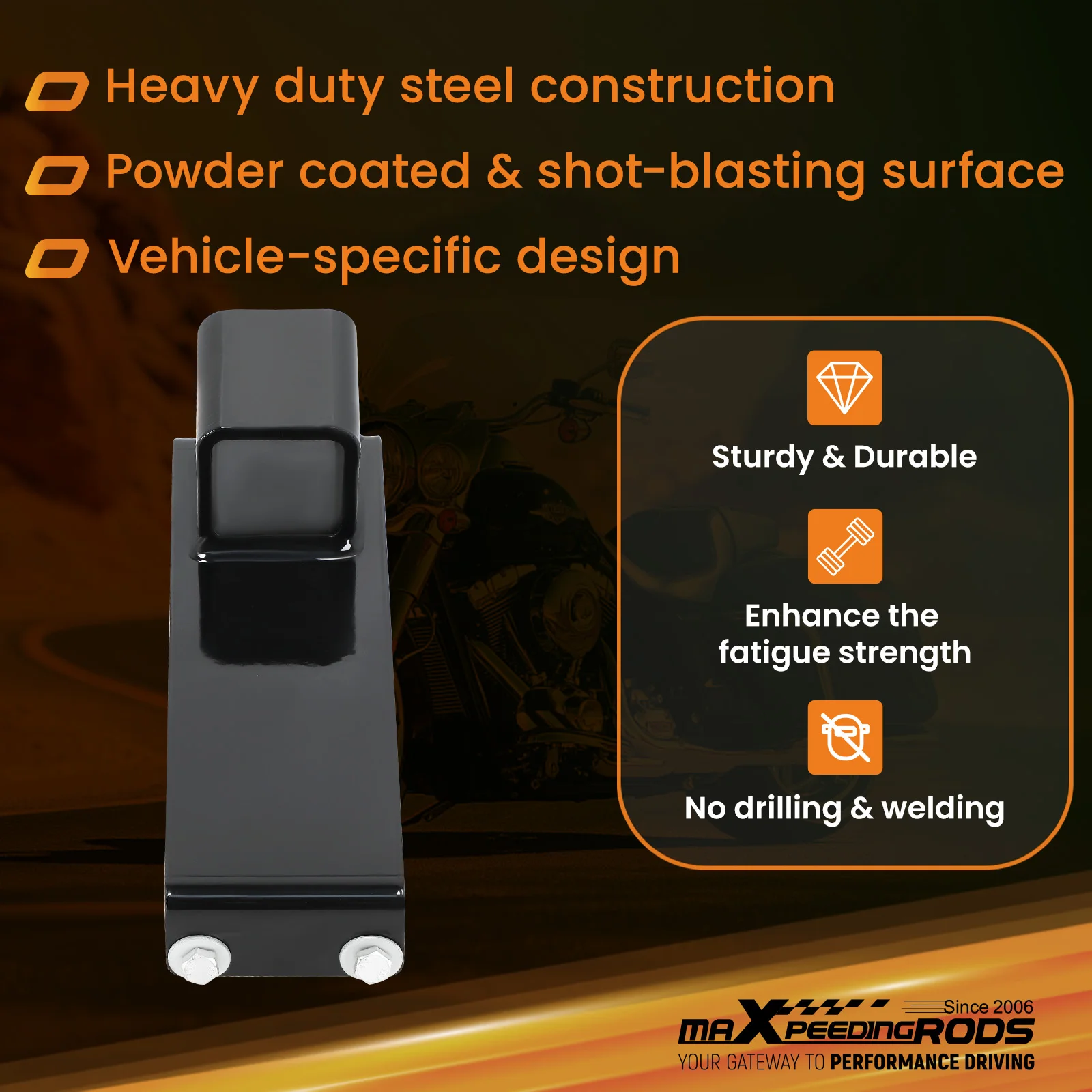 

2" Trailer Hitch Receiver for Magnums for Avengers for Bad Boy Mowers