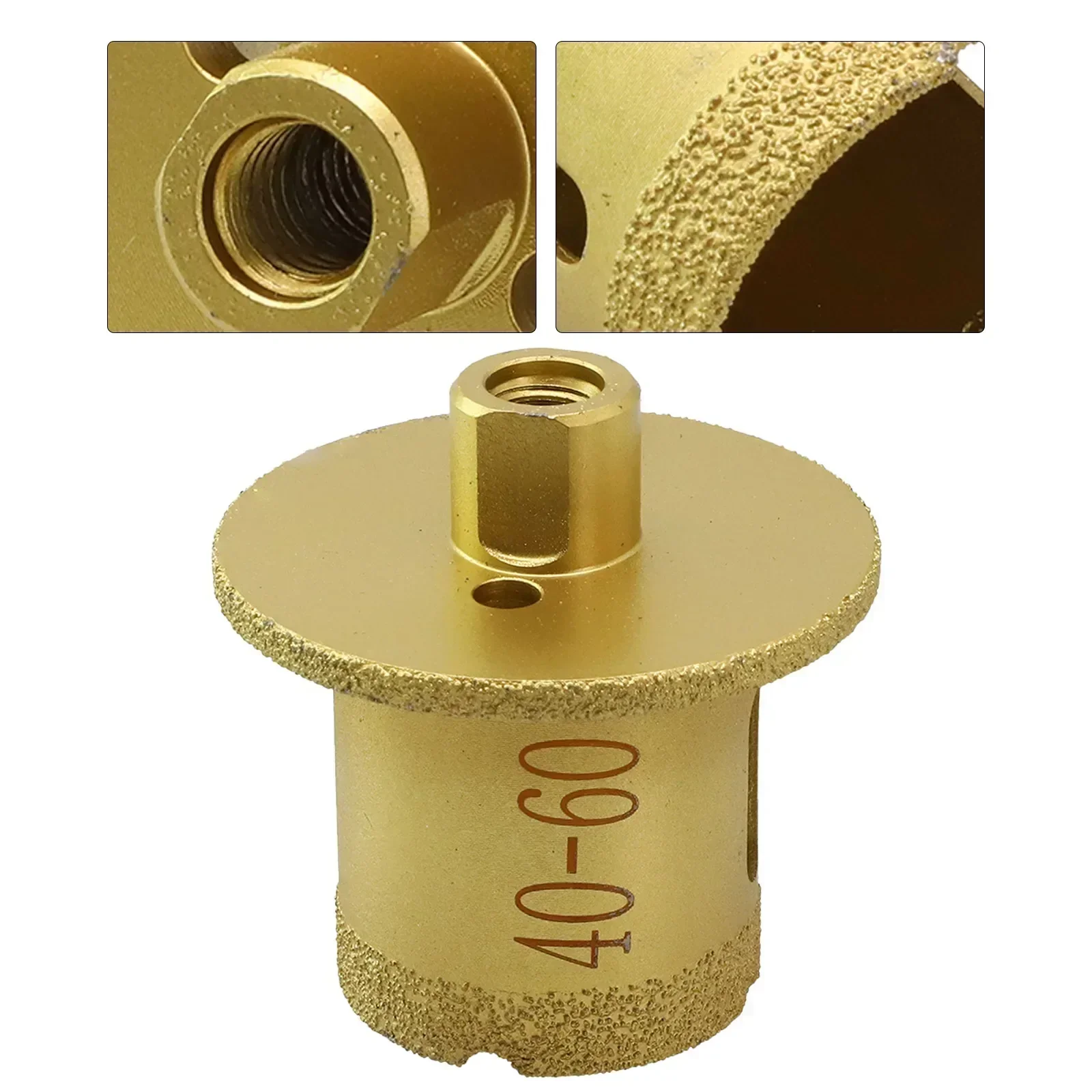 Broca Seca com Núcleo Soldado de Diamante Peça 470 mm para Telhas de Porcelana Mármore Vidro Granito Copo Cortador de Serra Acessórios de Corte