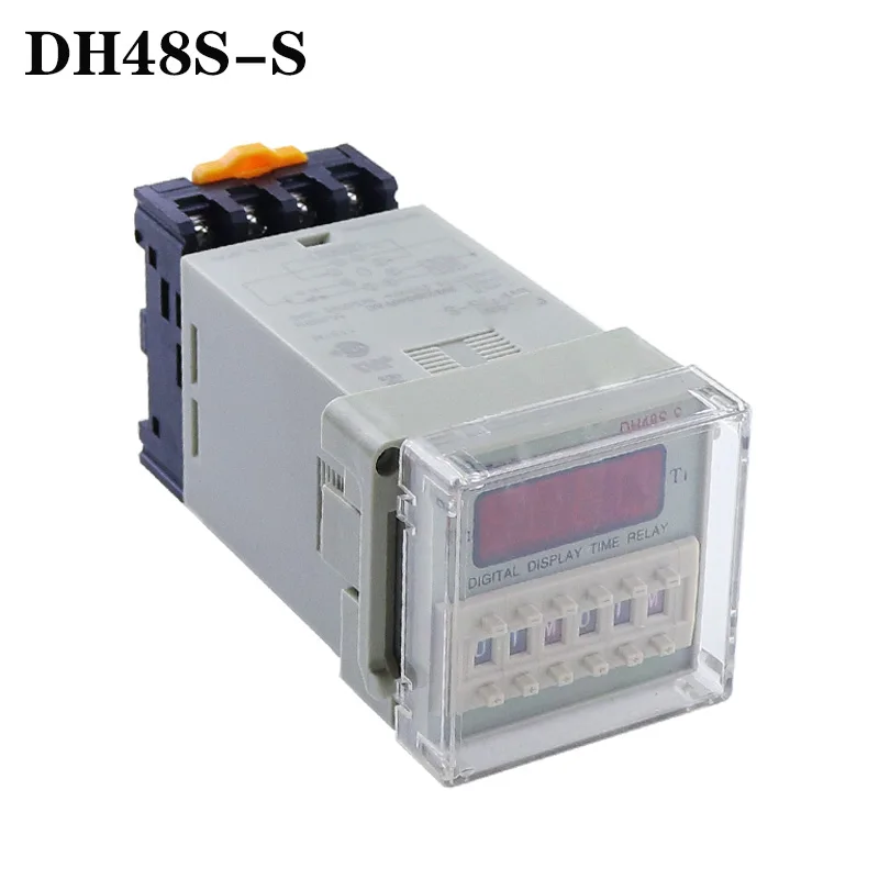 Time Relay  DH48S-S Digital Timer Delay Relay 0.1S-99H Hours Digital Timer Relay 12V 24V 110V  220V with Socket Base Included