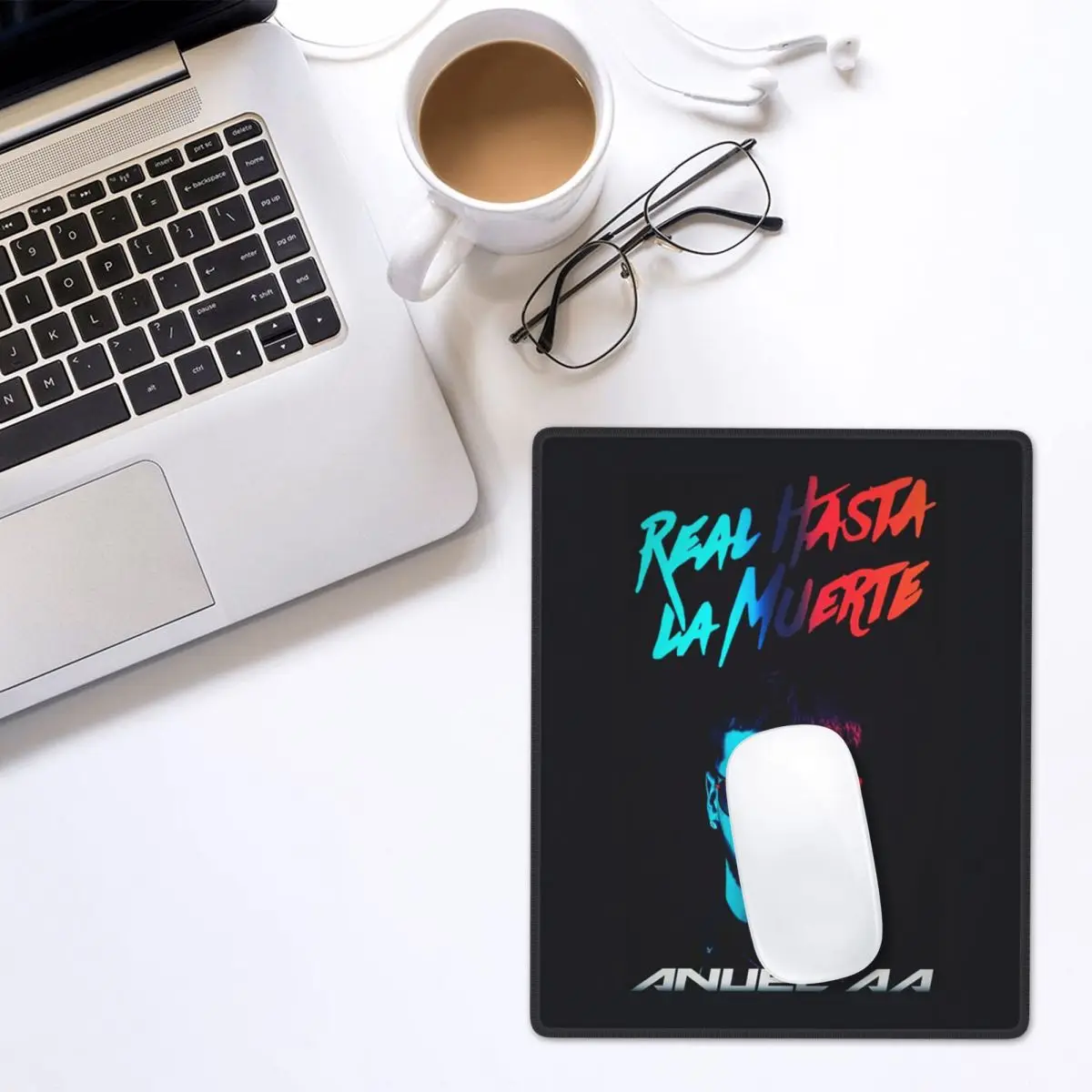 Fashion Hot Rapper Anuel AA Mouse Pad Gamer PC Laptop Mats Keyboard Carpet Computer Gaming Accessories Desk Mat 7x9 in 22x18 cm