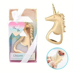 1pc Unicorn Shape Beer Bottle Opener European and American Creative Wedding Favours Opener Tools Bar Accessories Gadgets