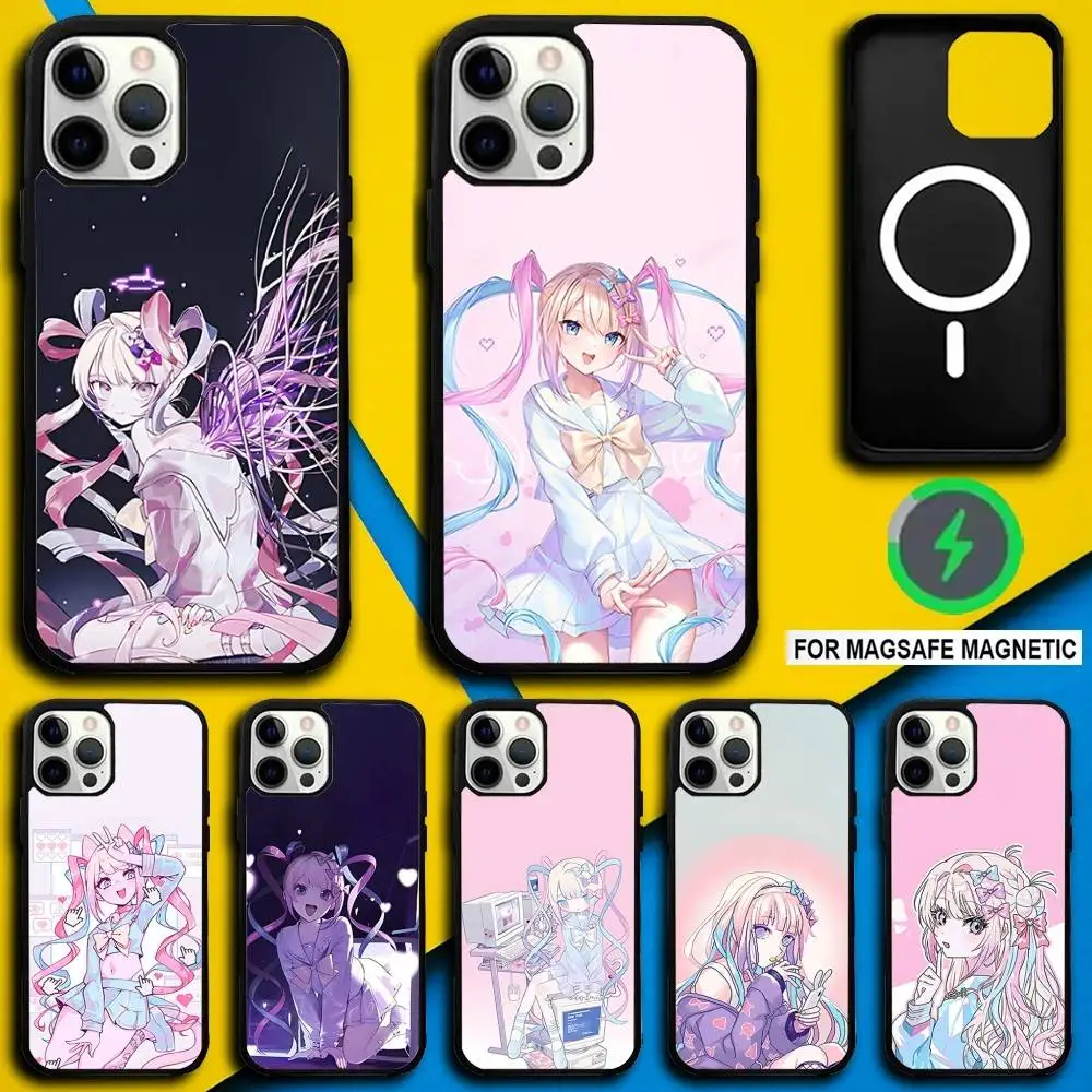 

N-Needy-Girl Overdose Phone Case For iPhone 16,15,14,13,12,11,Pro,Max,Plus,Mini,SE4,E Magnetic Magsafe Wireless Charging