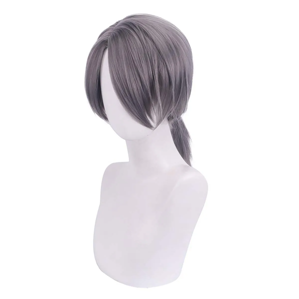 Halloween Party Game Identity V Embalmer Aesop Carl Butler Cosplay Grey Short Ponytail Hair Wig
